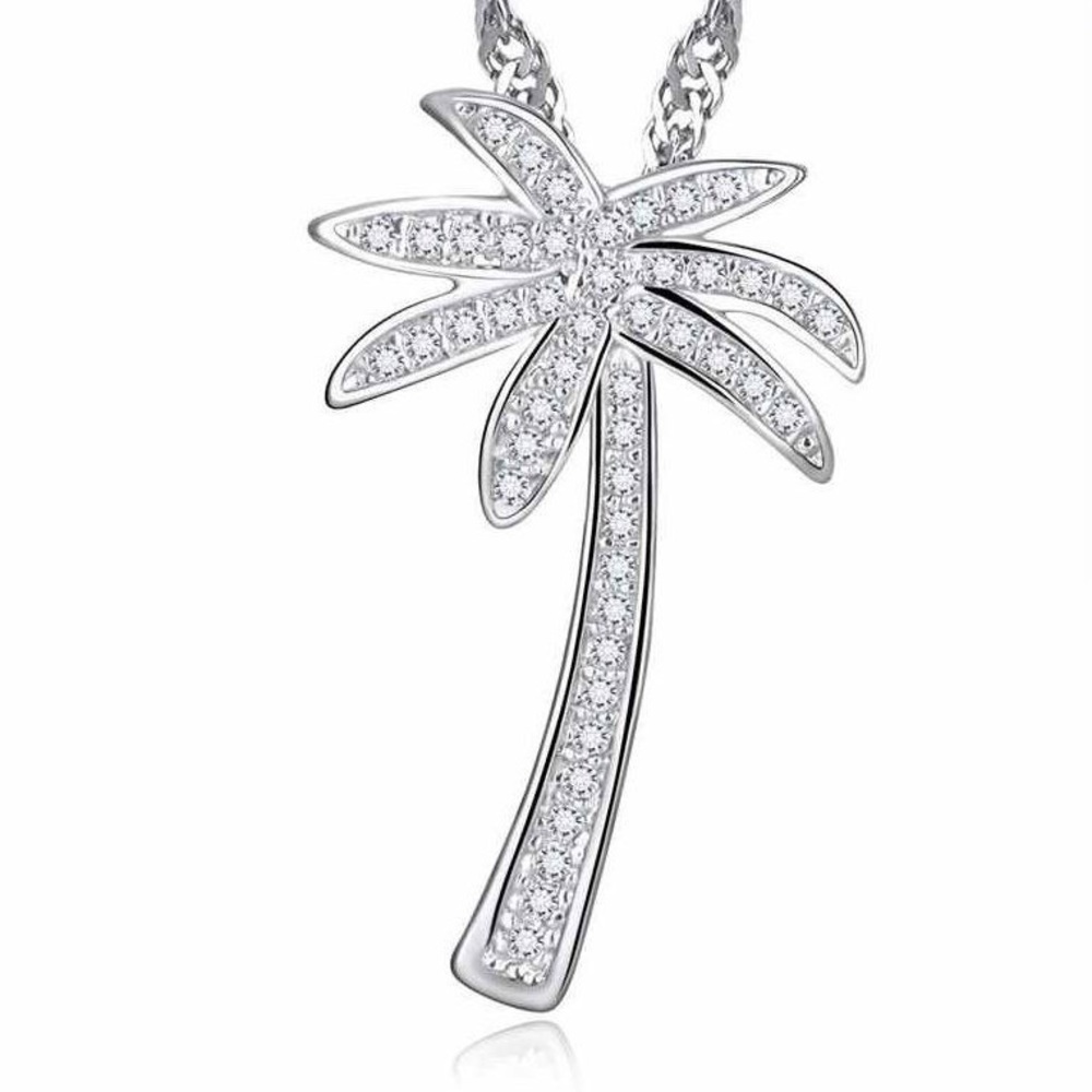 Palm Tree Paradise Necklace - Picture 4 of 4